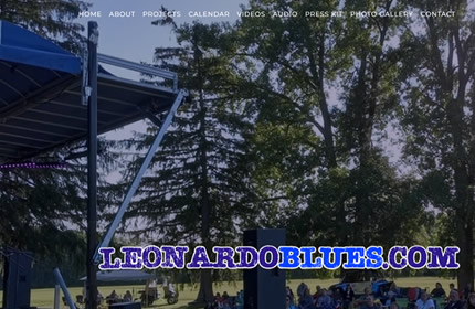 Leonardo Blues Website